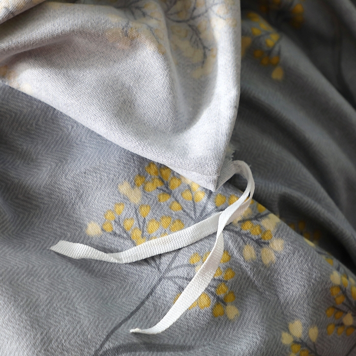 91家纺网 家纺一手货源 找家纺 晶缦家纺 2024新款叶语系纯棉全棉生态磨毛多规格单被套 絮语 绿