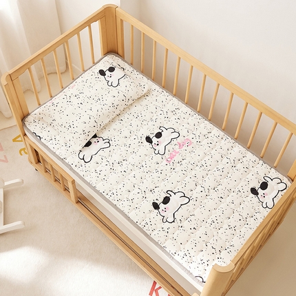 91家纺网 家纺一手货源 找家纺 嗨生活 2025新款牛奶绒床护垫床垫幼儿园床垫儿童床垫可水洗可定做 斑点狗狗