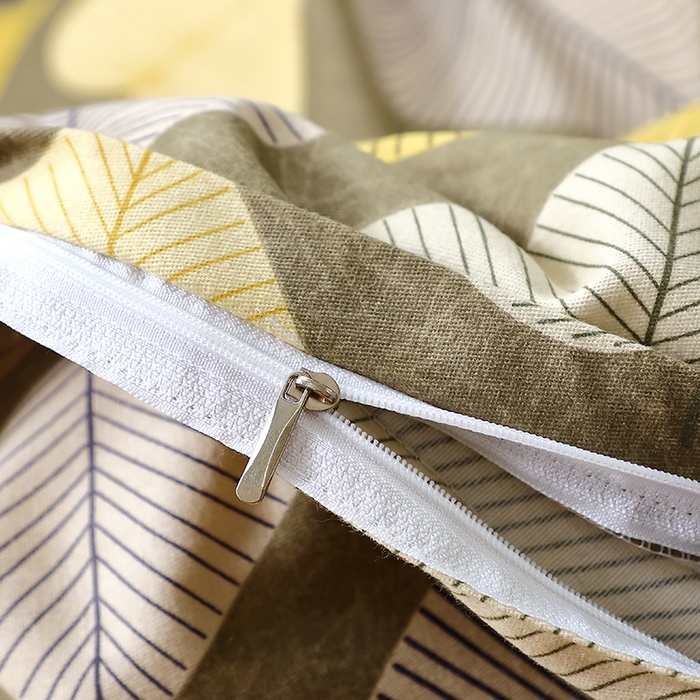 91家纺网 家纺一手货源 找家纺 晶缦家纺 2024新款叶语系纯棉全棉生态磨毛多规格单被套 叶语聆风