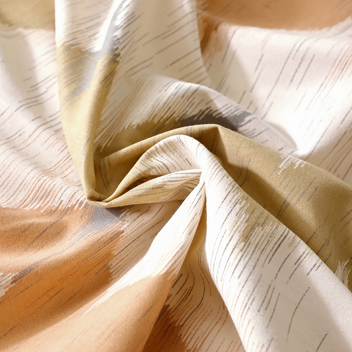 91家纺网 家纺一手货源 找家纺 晶缦家纺 2024新款叶语系纯棉全棉生态磨毛多规格四件套 浪漫味道桔