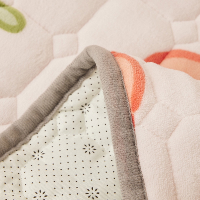 91家纺网 家纺一手货源 找家纺 嗨生活 2025新款牛奶绒床护垫床垫幼儿园床垫儿童床垫可水洗可定做 花间小兔