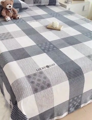 91家纺网 家纺一手货源 找家纺 艾橙家纺 2024新款A类加厚牛奶绒印花床单 伯克利