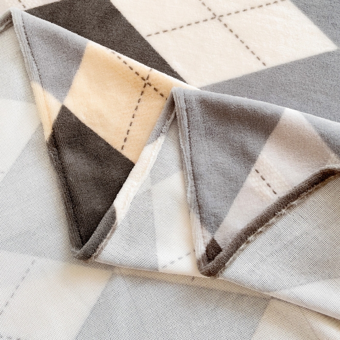 91家纺网 家纺一手货源 找家纺 艾橙家纺 2024新款A类加厚牛奶绒印花床单 极简生活