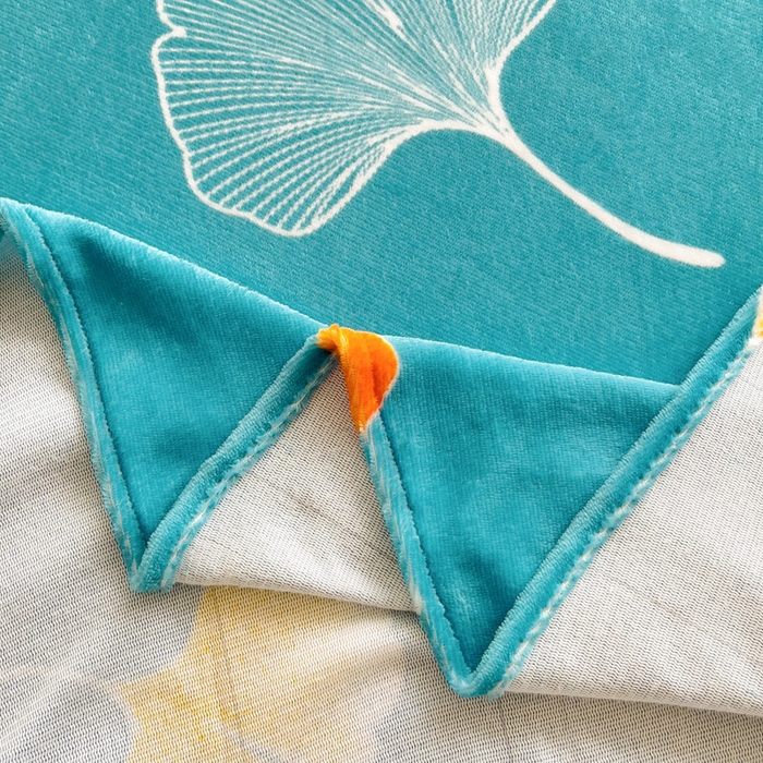 91家纺网 家纺一手货源 找家纺 艾橙家纺 2024新款A类加厚牛奶绒印花床单 晚秋