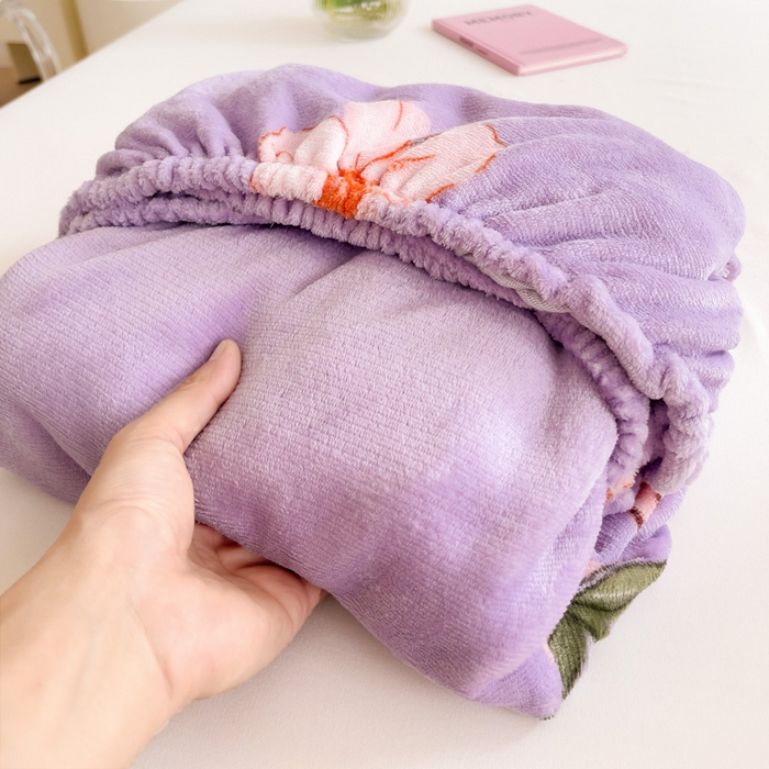 91家纺网 家纺一手货源 找家纺 艾橙家纺 2024新款A类加厚牛奶绒印花床笠 香妃草莓