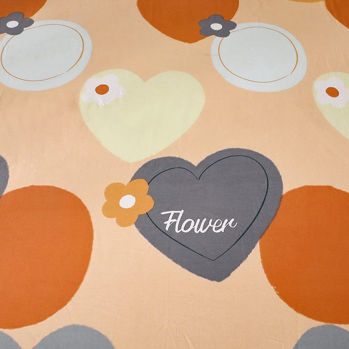 91家纺网 家纺一手货源 找家纺 晶缦家纺 2024新款叶语系纯棉全棉生态磨毛多规格单被套 贝尔