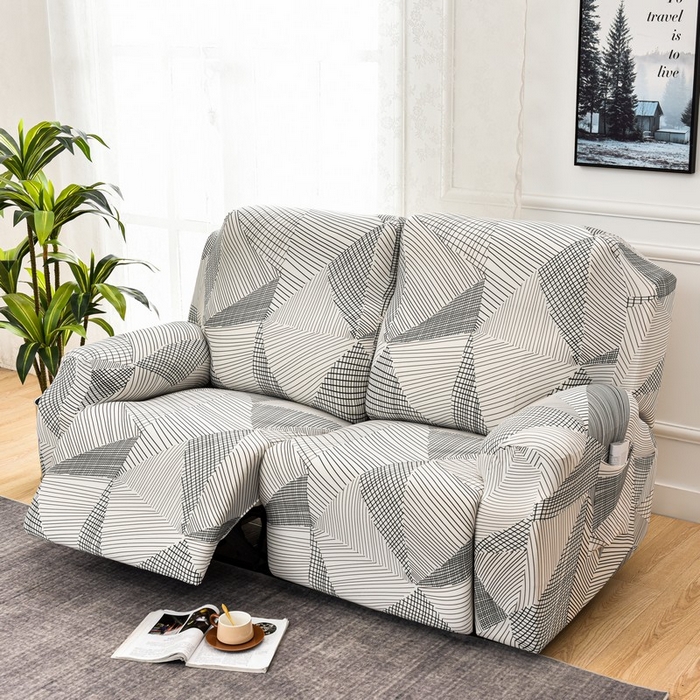 91家纺网 家纺一手货源 找家纺 兴妮雅家纺 2024新款二人冯赛英电动沙发套 摩卡