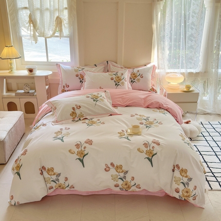 91家纺网 家纺一手货源 找家纺 （总）7V 2024新款A类全棉四件套