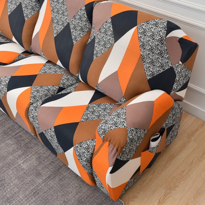 91家纺网 家纺一手货源 找家纺 兴妮雅家纺 2024新款三人冯赛英电动沙发套 魔方