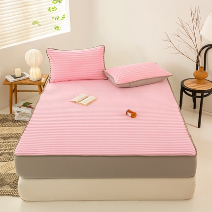 91家纺网 家纺一手货源 找家纺 （总）好眠好梦家纺 2024新款双面火焰绒保暖床笠