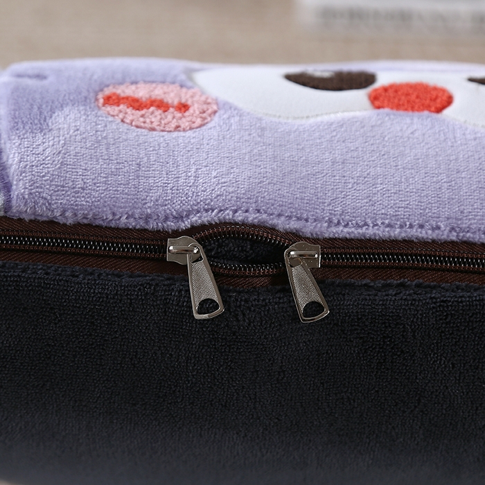 91家纺网 家纺一手货源 找家纺 （总）素玖抱枕被 2024新款牛奶绒亲肤刺绣抱枕被-可爱球球