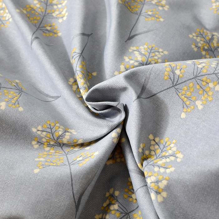 91家纺网 家纺一手货源 找家纺 晶缦家纺 2024新款叶语系纯棉全棉生态磨毛多规格单床单 絮语绿