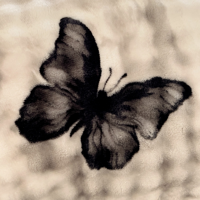 91家纺网 家纺一手货源 找家纺 金爱家 2024新款A类高克重云朵牛奶泡泡绒四件套 泡泡绒-梦蝶灰