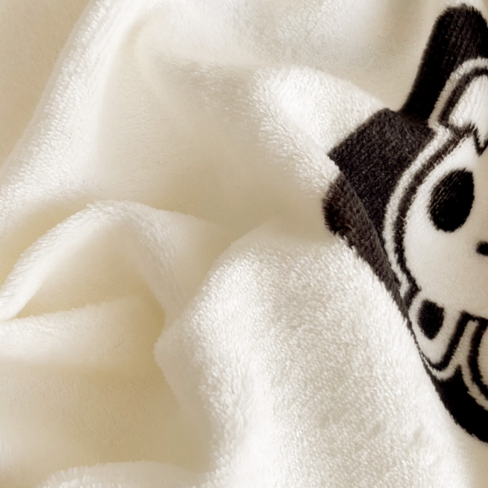 91家纺网 家纺一手货源 找家纺 艾橙家纺 2024新款A类加厚牛奶绒印花床笠 棋盘兔