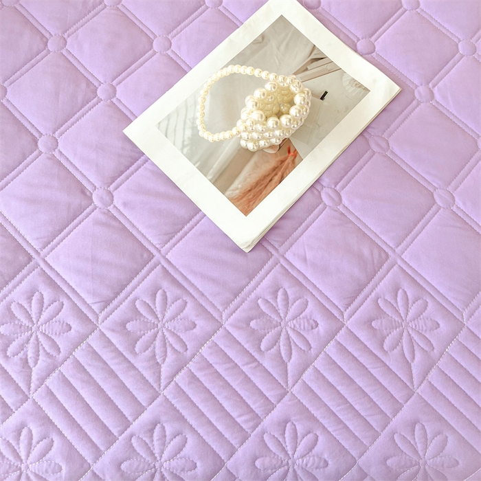 91家纺网 家纺一手货源 找家纺 （总）虹星家纺 2024新款A类水洗棉夹棉床盖三件套