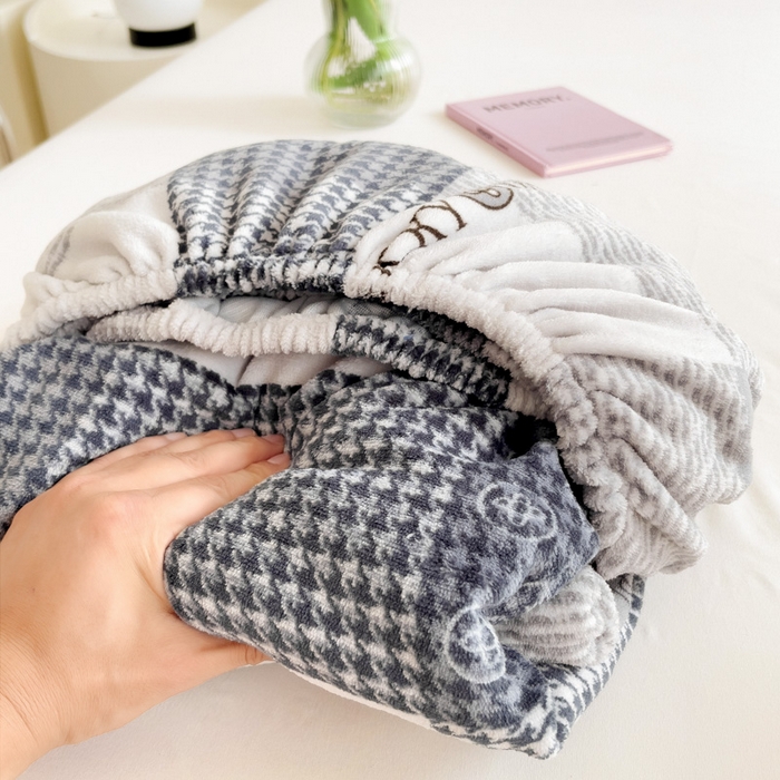 91家纺网 家纺一手货源 找家纺 艾橙家纺 2024新款A类加厚牛奶绒印花床笠 伯克利