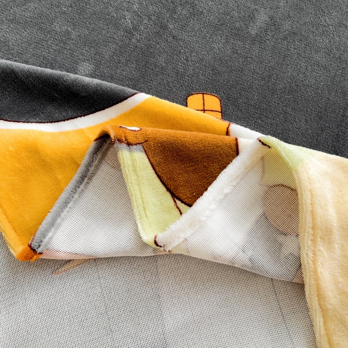 91家纺网 家纺一手货源 找家纺 艾橙家纺 2024新款A类加厚牛奶绒印花床单 梦星空