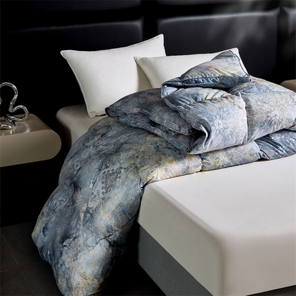 91家纺网 家纺一手货源 找家纺 （总）华盛羽绒被壳 2024新款羽绒被工厂店糯棉印花羽绒被大牌款