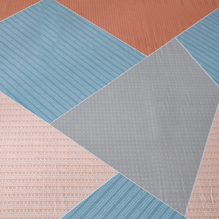 91家纺网 家纺一手货源 找家纺 晶缦家纺 2024新款叶语系纯棉全棉生态磨毛多规格单床笠 炫彩