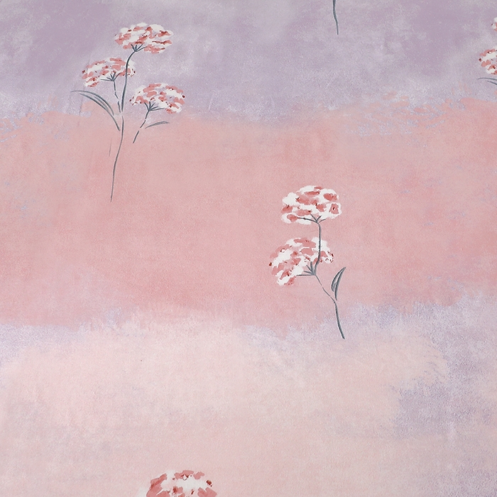 91家纺网 家纺一手货源 找家纺 晶缦家纺 2024新款叶语系纯棉全棉生态磨毛多规格单床笠 兰菲尼粉