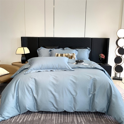 91家纺网 家纺一手货源 找家纺 莱豫 2025新款100支新疆阿克苏长绒棉提花四件套 米兰达