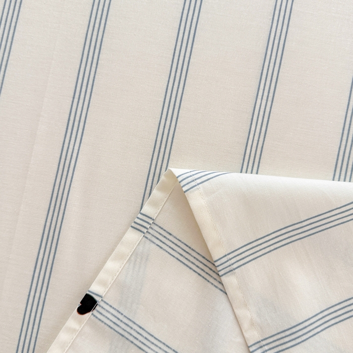 91家纺网 家纺一手货源 找家纺 吉象家纺 2024新款高支密全棉印花单床单 线条猫咪