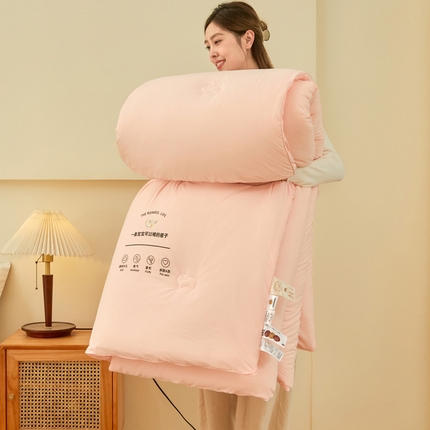 91家纺网 家纺一手货源 找家纺 （总）金泰莱 2025新款A类云感绒羊毛被被子被芯冬被春秋被四季被