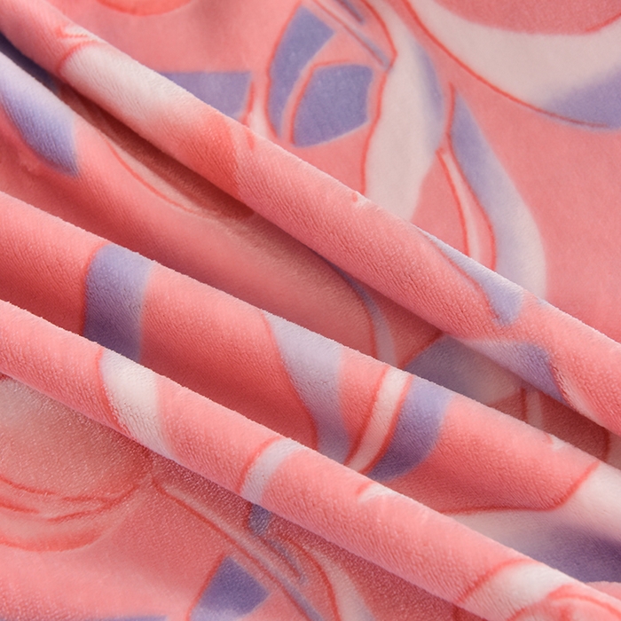 91家纺网 家纺一手货源 找家纺 慕婷家纺 2024新款牛奶绒印花床裙系列-单被套 郁金香