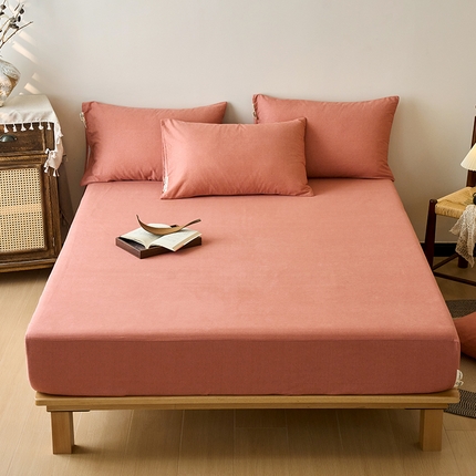 91家纺网 家纺一手货源 找家纺 （总）春皖家纺 2025新款原棉磨毛回暖系列风格2-床笠