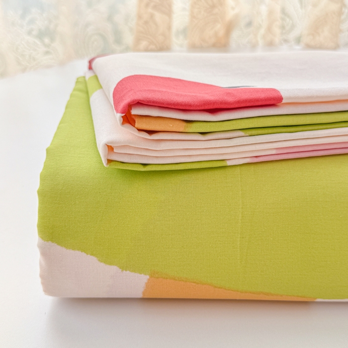 91家纺网 家纺一手货源 找家纺 吉象家纺 2024新款高支密全棉印花单床单 微笑天团