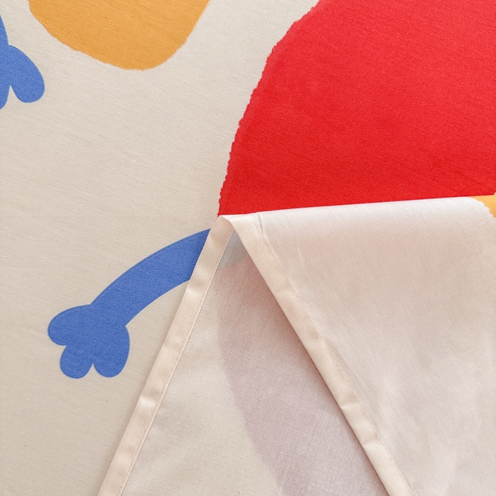 91家纺网 家纺一手货源 找家纺 吉象家纺 2024新款高支密全棉印花单床单 微笑天团