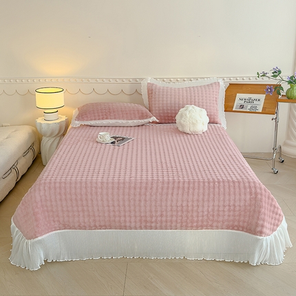 91家纺网 家纺一手货源 找家纺 （总）冬然家纺 2024新款泡泡绒床盖系列