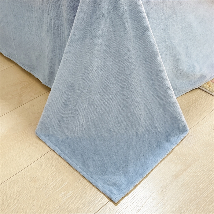 91家纺网 家纺一手货源 找家纺 本制 2025新款B类牛奶绒印花四件套 方格兔