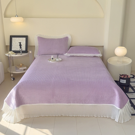 91家纺网 家纺一手货源 找家纺 （总）冬然家纺 2024新款雕花绒床盖系列