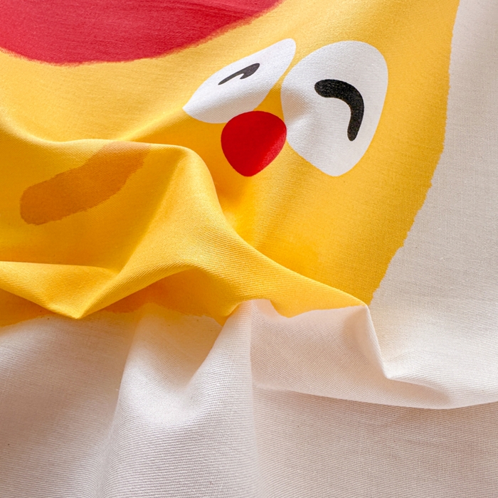 91家纺网 家纺一手货源 找家纺 吉象家纺 2024新款高支密全棉印花单床单 微笑天团