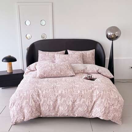 千朵 2024新款轻奢全棉磨毛四件套 偶遇红