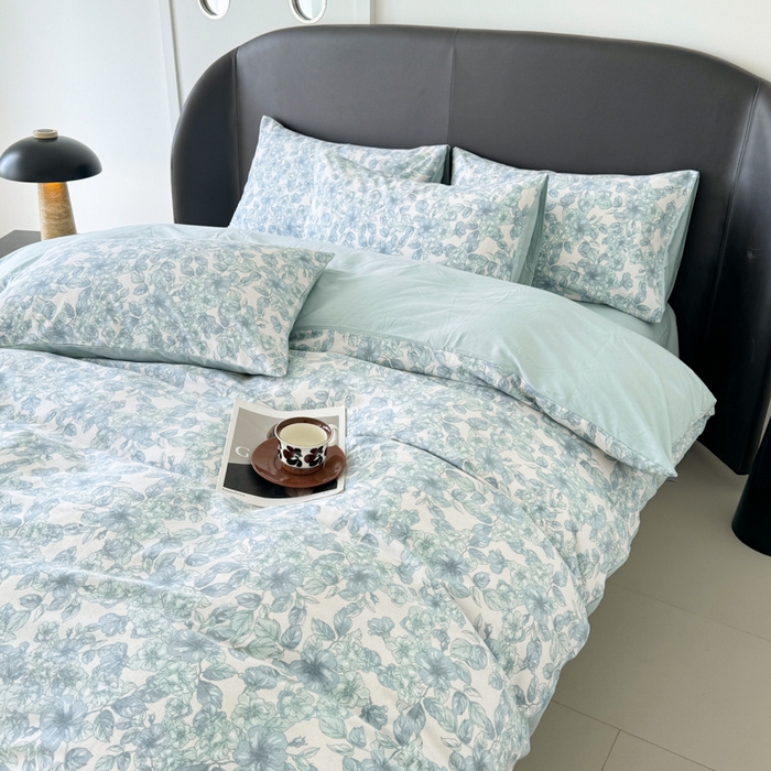 91家纺网 家纺一手货源 找家纺 （总）千朵 2024新款轻奢全棉磨毛四件套