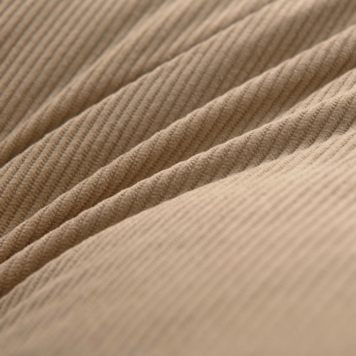 91家纺网 家纺一手货源 找家纺 美达人 2024新款灯芯绒面包款床头靠垫 驼色