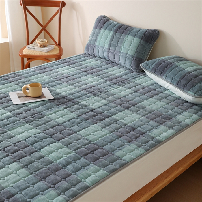 91家纺网 家纺一手货源 找家纺 凌云家纺 2025新款A类牛奶绒床垫软垫学生宿舍单人床褥可机洗 青春之声