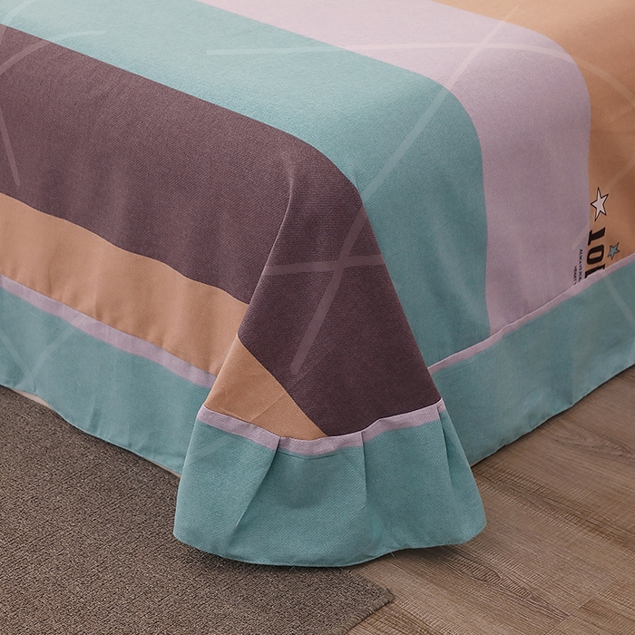 91家纺网 家纺一手货源 找家纺 贝兰仙奴 2024新款利兹系列磨毛多规格单床单 曼哈顿