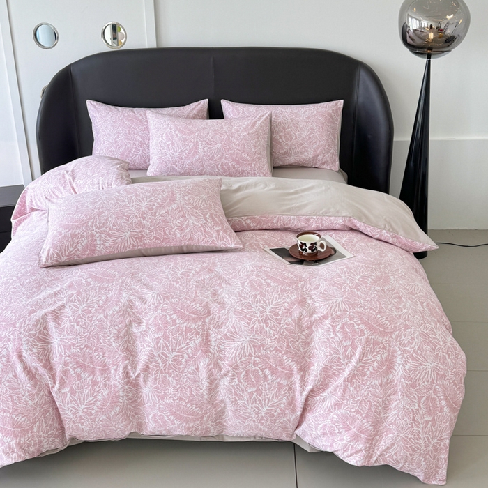 91家纺网 家纺一手货源 找家纺 千朵 2024新款轻奢全棉磨毛四件套 菲洛蒙