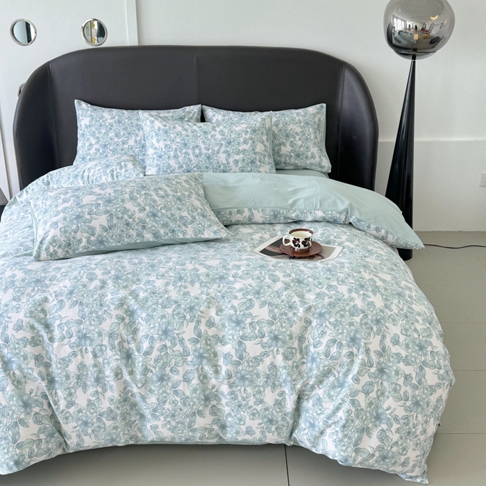 91家纺网 家纺一手货源 找家纺 （总）千朵 2024新款轻奢全棉磨毛四件套