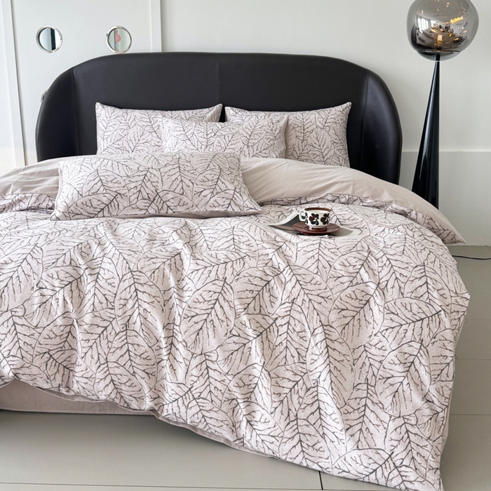 91家纺网 家纺一手货源 找家纺 千朵 2024新款轻奢全棉磨毛四件套 晨梦