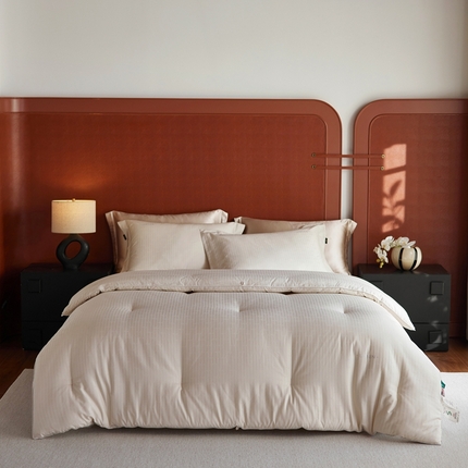 91家纺网 家纺一手货源 找家纺 （总）丽笙被芯 2024新款轻奢提花功能纤维被系列-夏洛蒂3D生物基杜邦超柔被