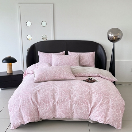 91家纺网 家纺一手货源 找家纺 千朵 2024新款轻奢全棉磨毛四件套 菲洛蒙