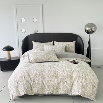 千朵 2024新款轻奢全棉磨毛四件套 偶遇绿