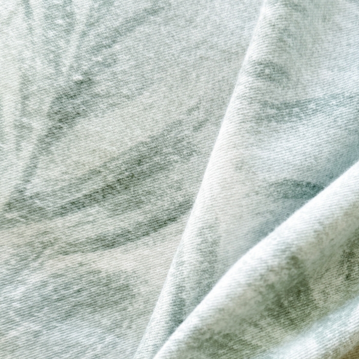 91家纺网 家纺一手货源 找家纺 千朵 2024新款全棉磨毛小清新印花四件套 羽裳绿