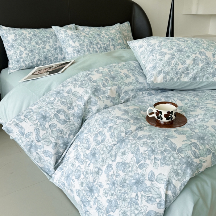 91家纺网 家纺一手货源 找家纺 （总）千朵 2024新款轻奢全棉磨毛四件套