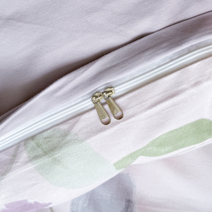 91家纺网 家纺一手货源 找家纺 千朵 2024新款全棉磨毛小清新印花四件套 妍颜