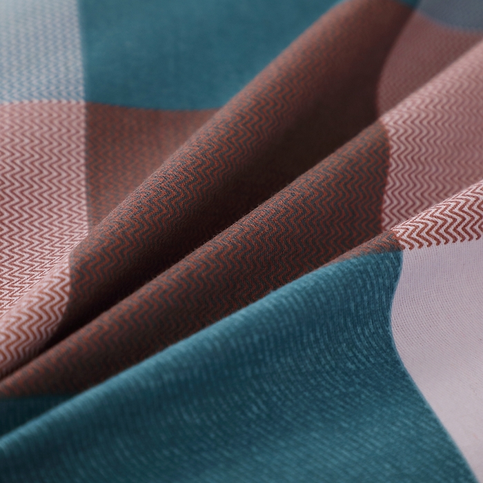 91家纺网 家纺一手货源 找家纺 贝兰仙奴 2024新款利兹系列磨毛多规格单床单 苏格风情桔